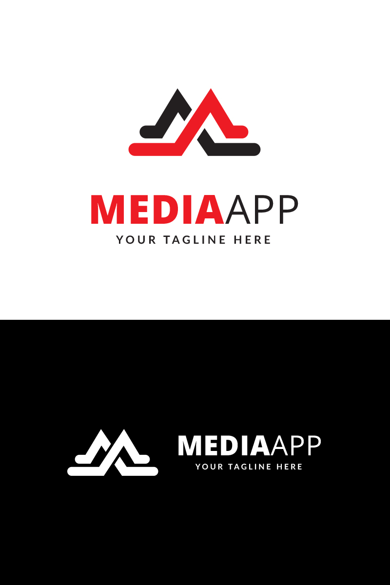 Media App Logo Template