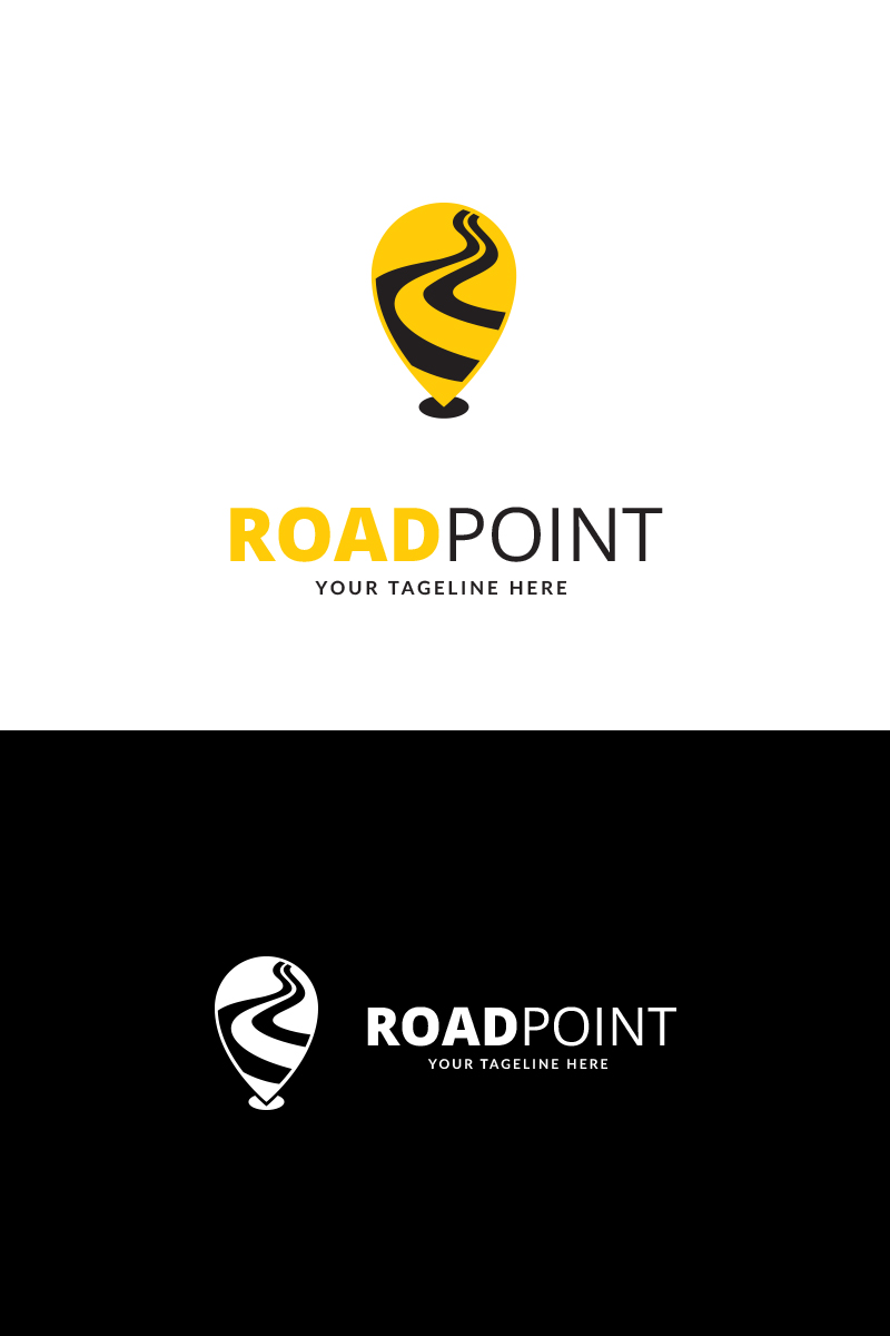 Road Point Logo Template