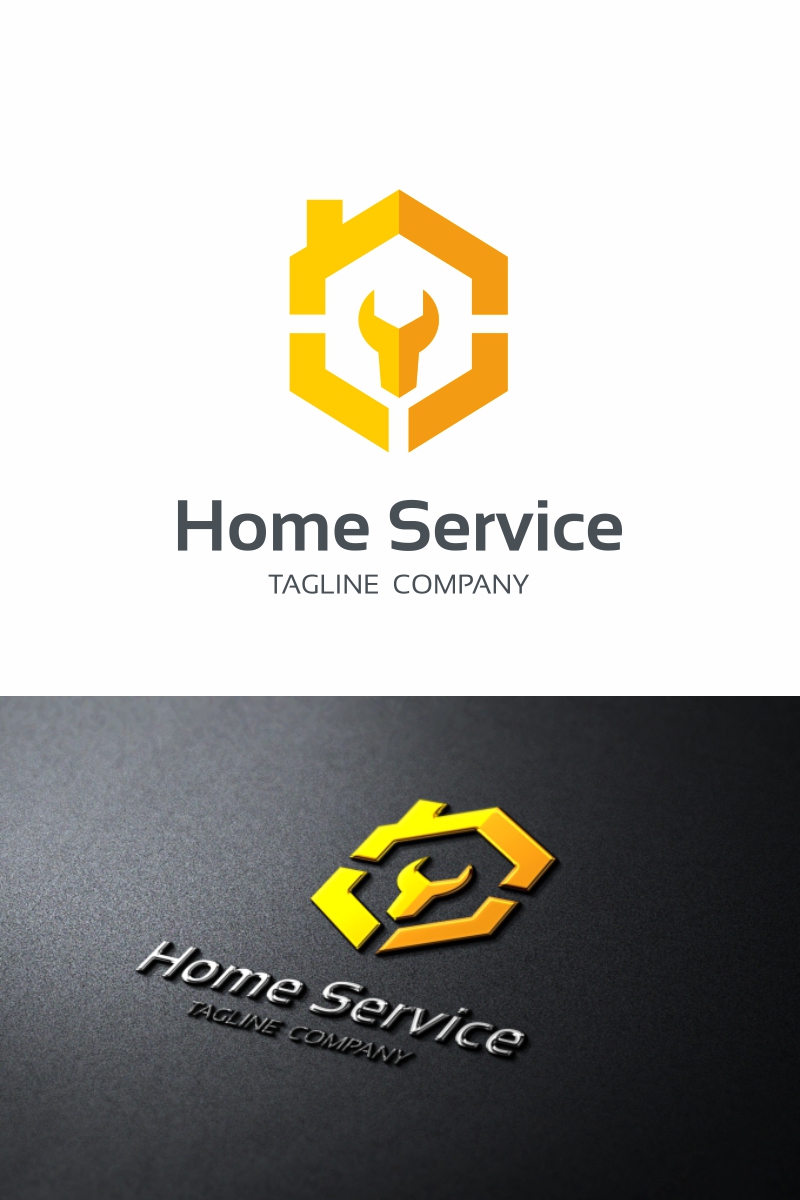 Home Service Logo Template