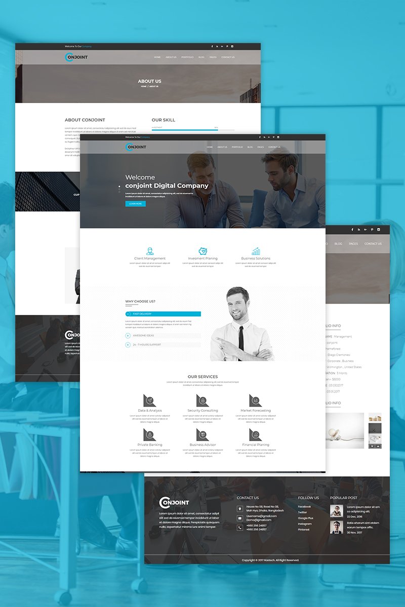 Conjoint - Corporate Website Template