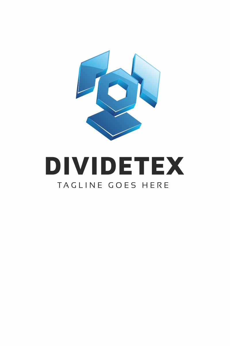 Divide Technology Logo Template