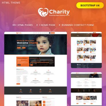 Charity Church Responsive Website Templates 68962