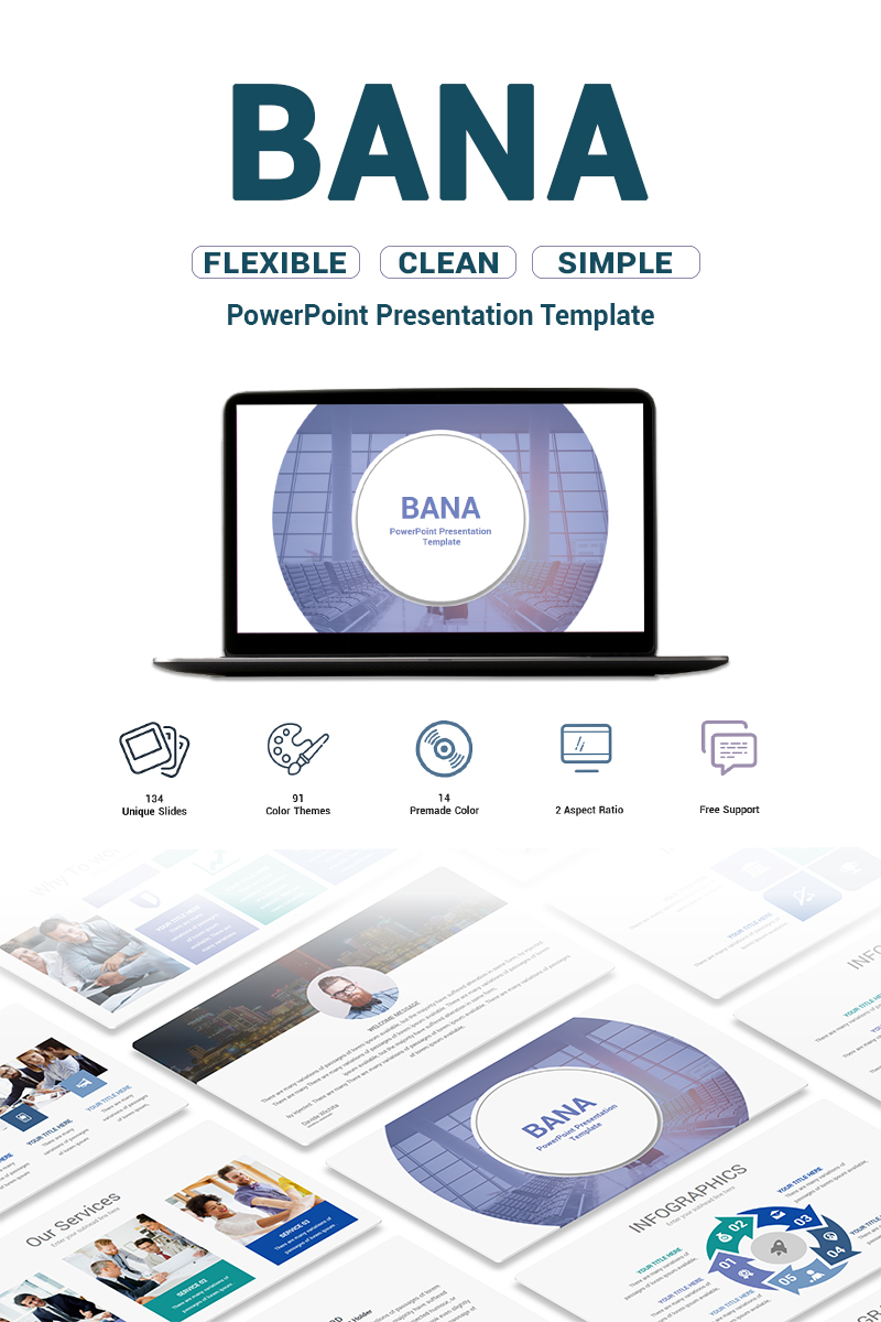 Bana PowerPoint template