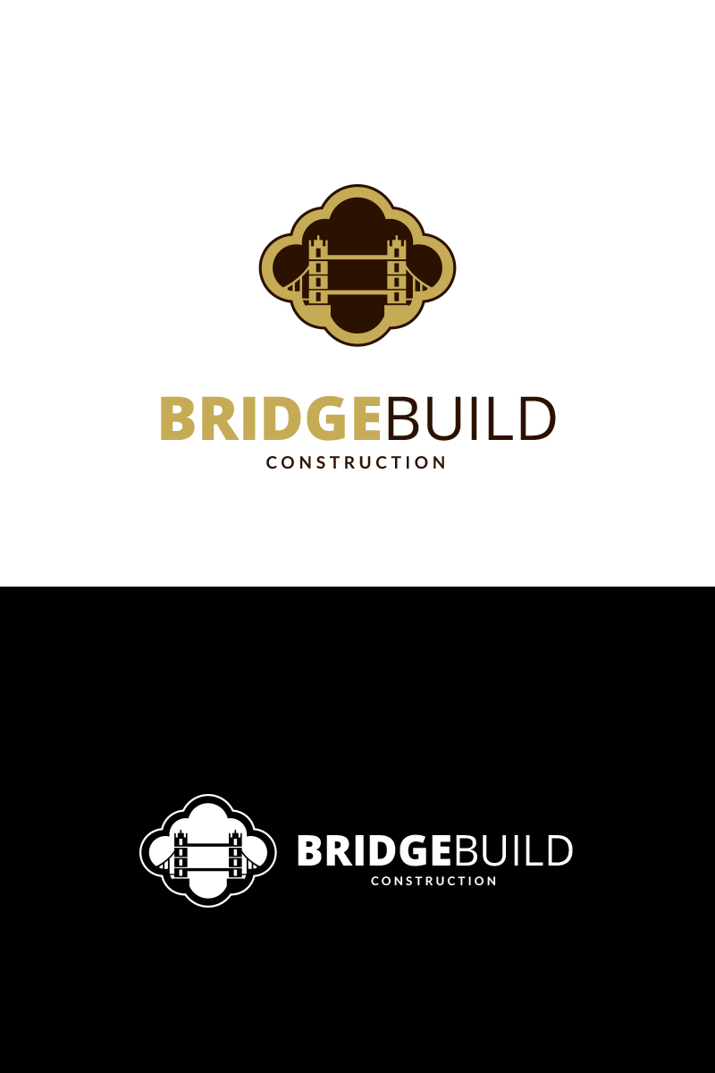 Bridge Build Logo Template