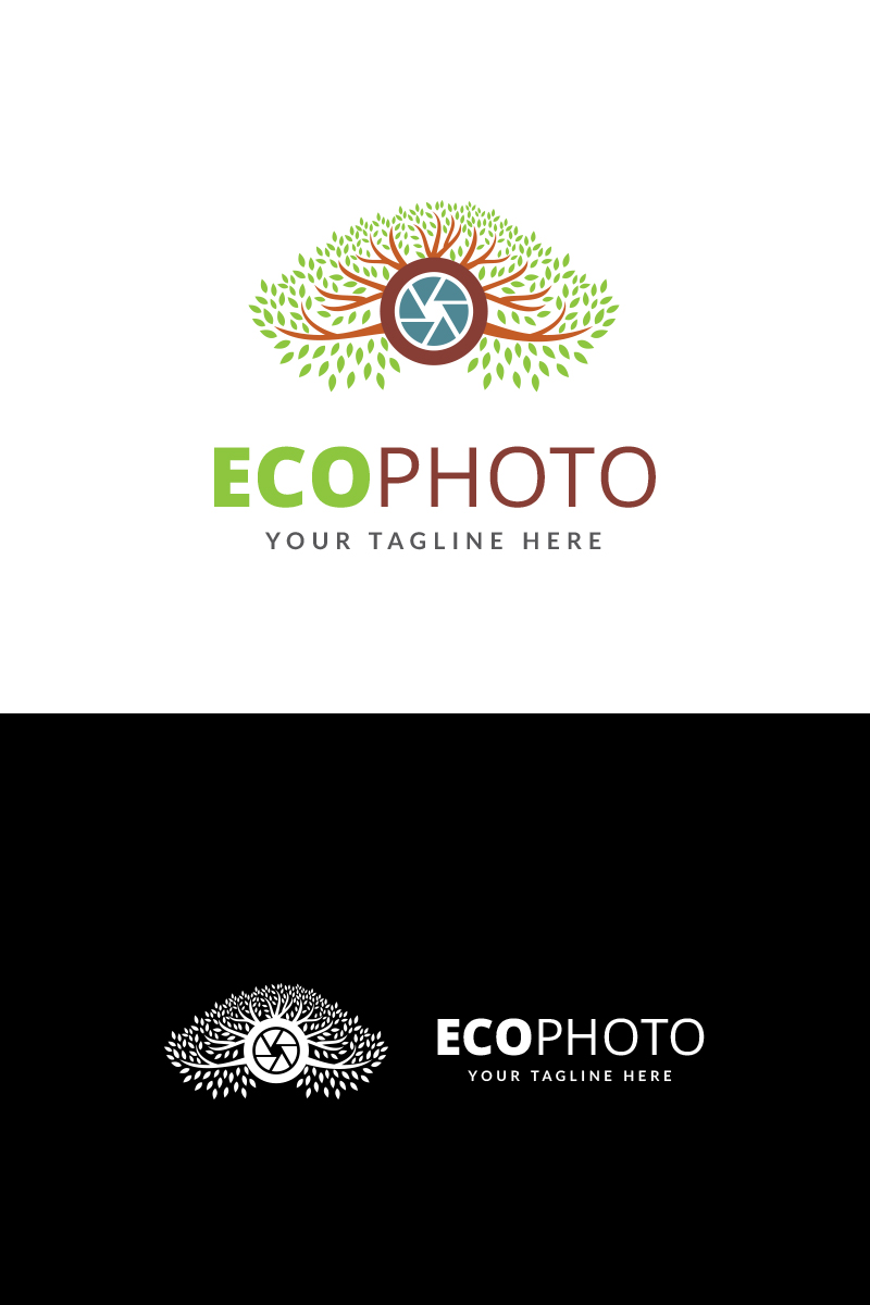 Eco Photo Logo Template