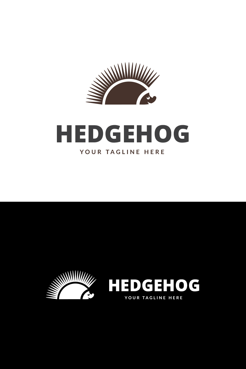 Hedgehog Logo Template