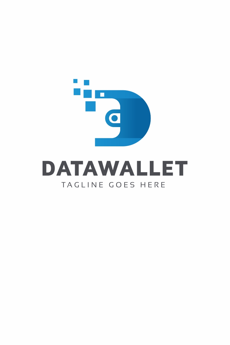 Data Wallet Logo Template