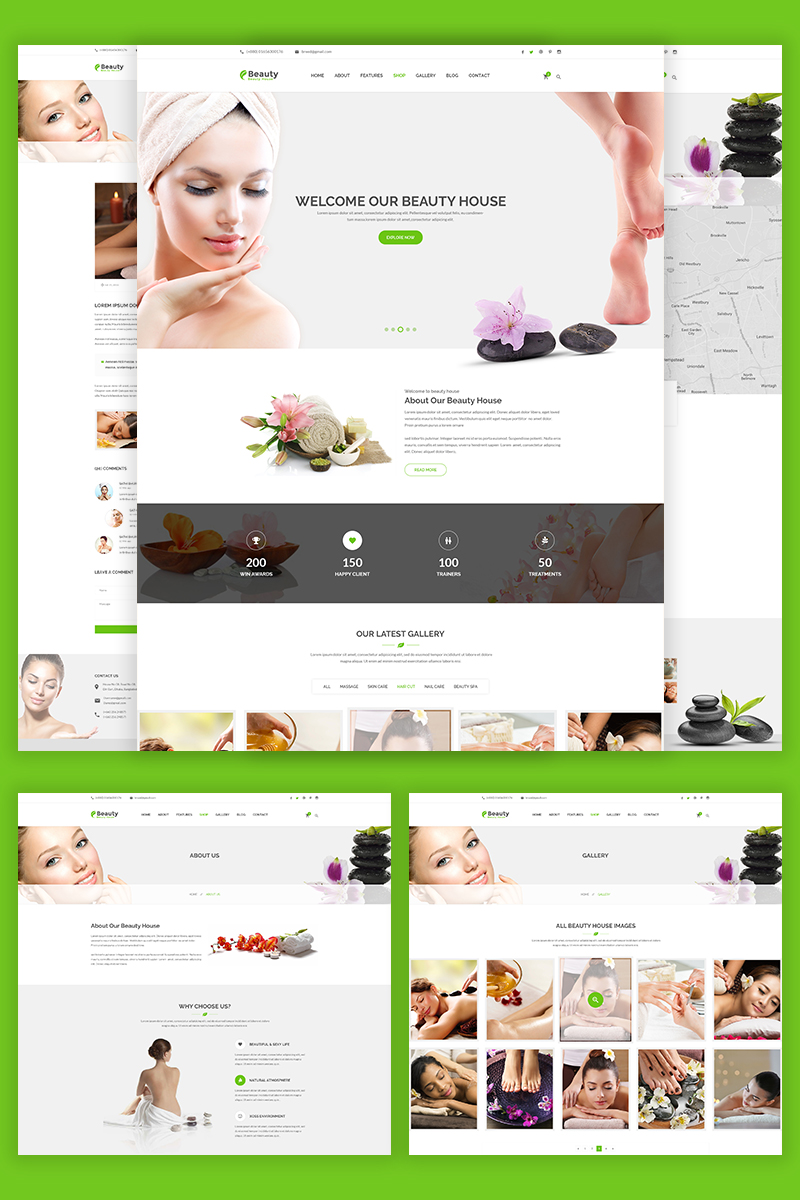 Beautyhouse - Health & Beauty Website Template