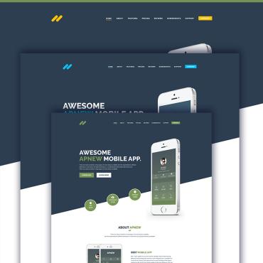 Apps App Landing Page Templates 69071