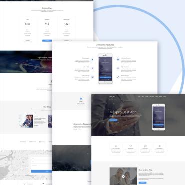 Apps App Landing Page Templates 69080