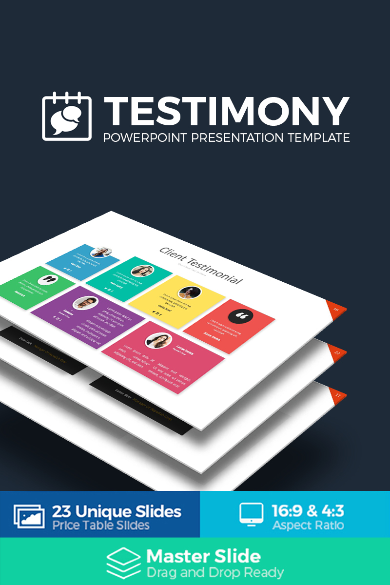 Testimonial PowerPoint template