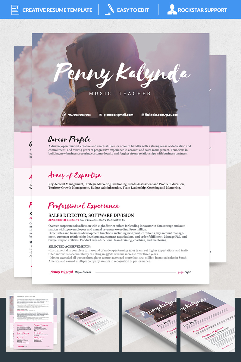 Kalynda Resume Template