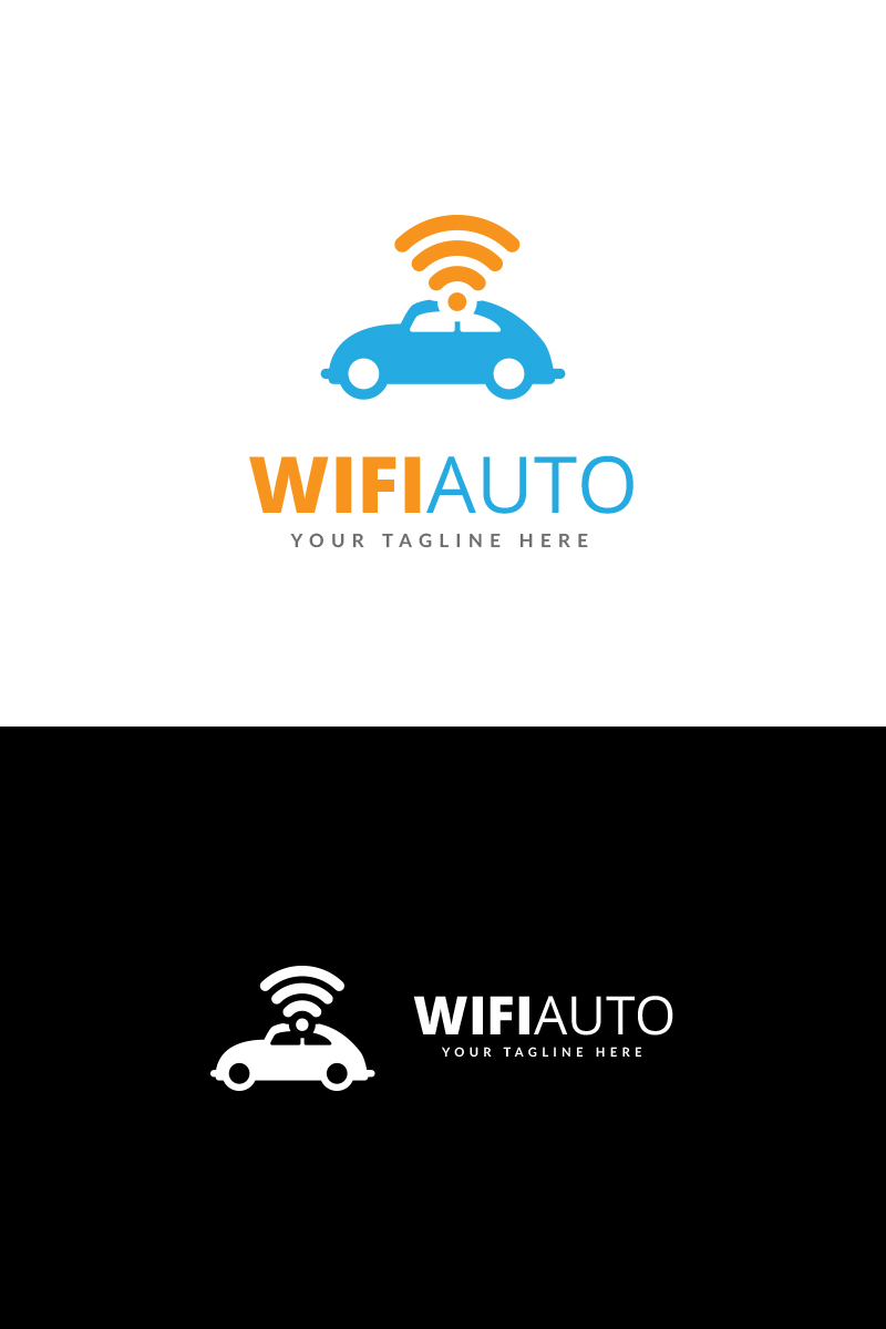 Wifi Auto Logo Template