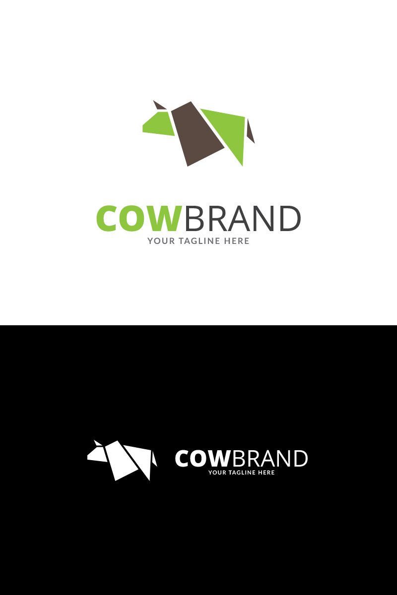 Cow Brand Logo Template