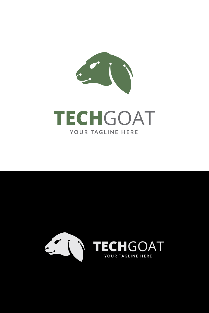 Tech Goat Logo Template