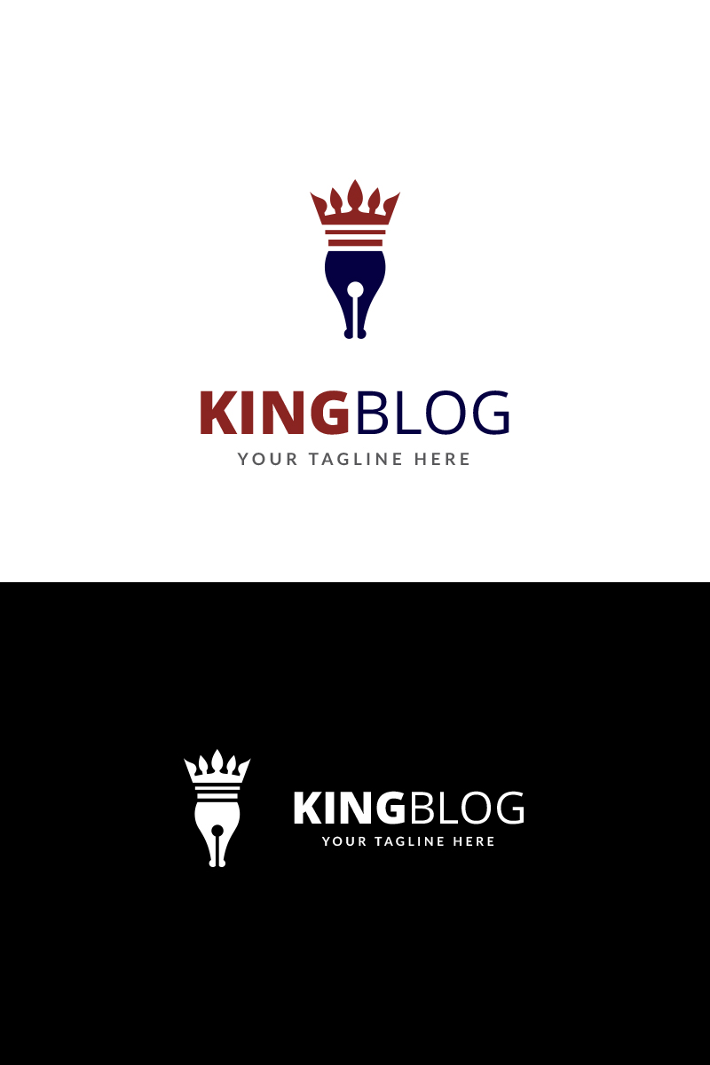 King Blog Logo Template