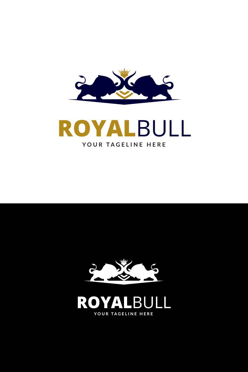 Royal Bull Logo Template