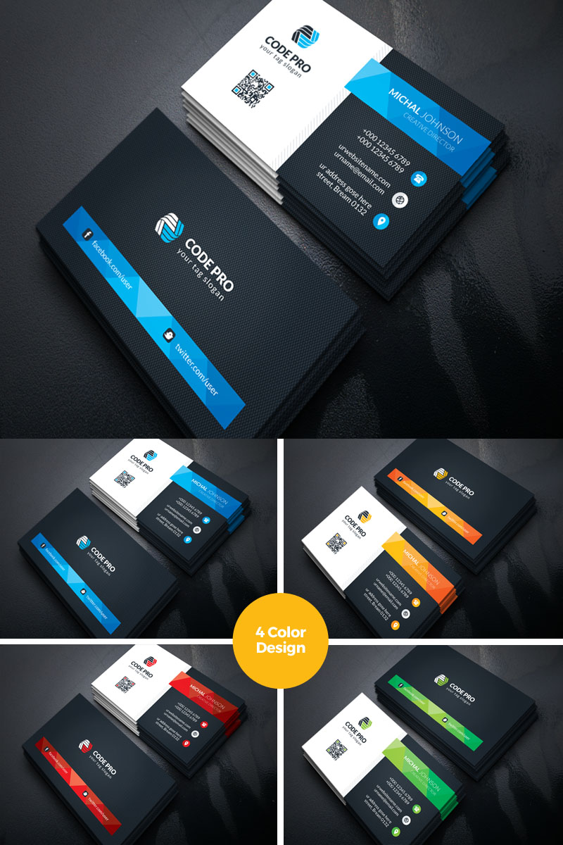 Creative Individual Business Card - Corporate Identity Template