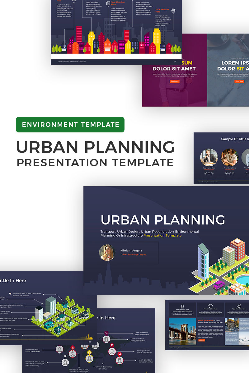 Urban Planning Presentation PowerPoint template