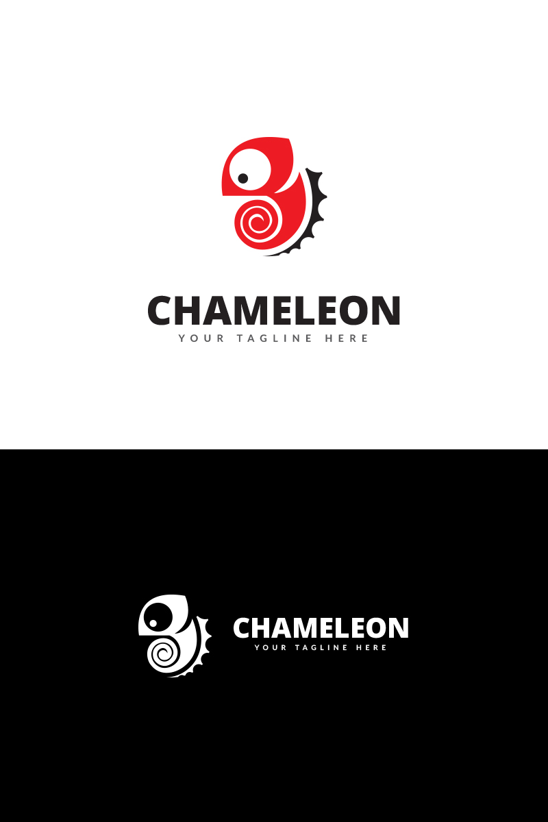 Chameleon Brand Logo Template