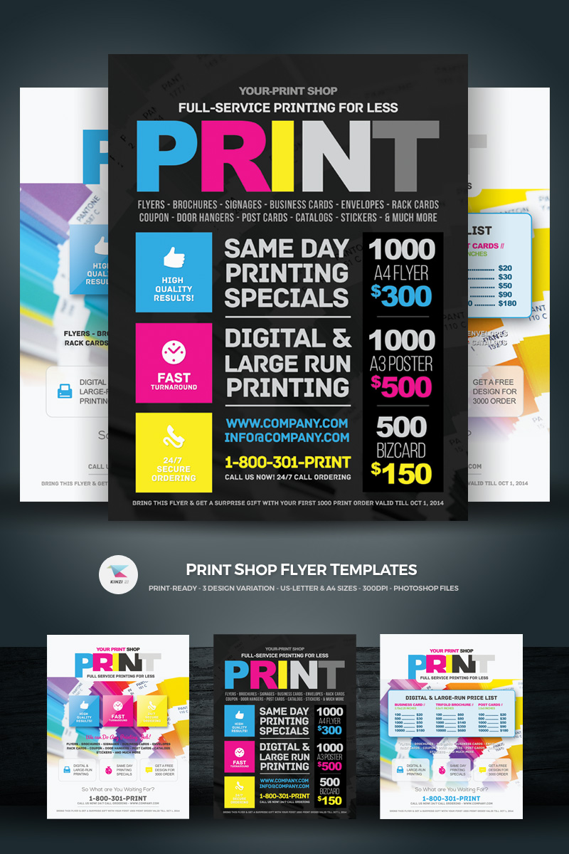 Print Shop Flyer - Corporate Identity Template