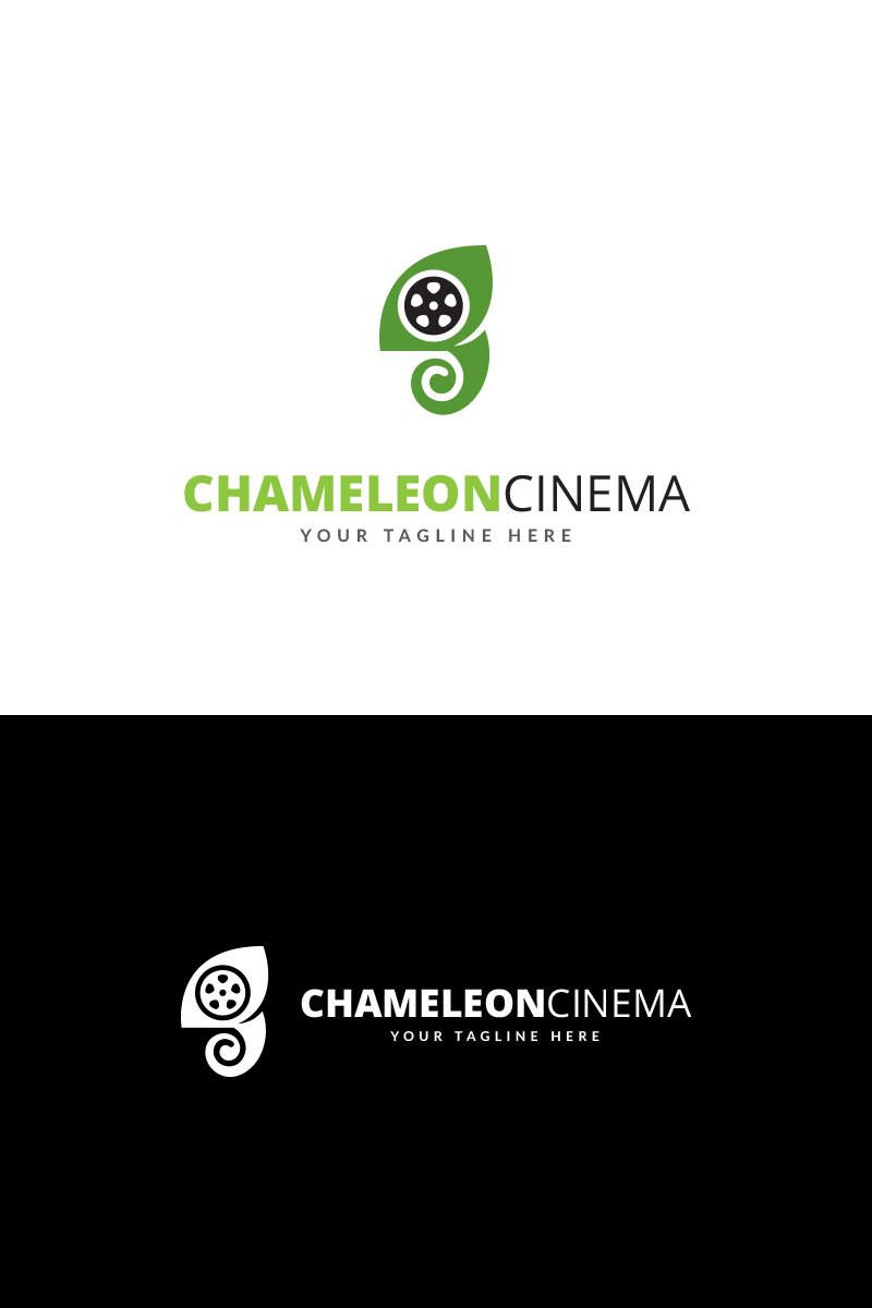 Chameleon Cinema Logo Template