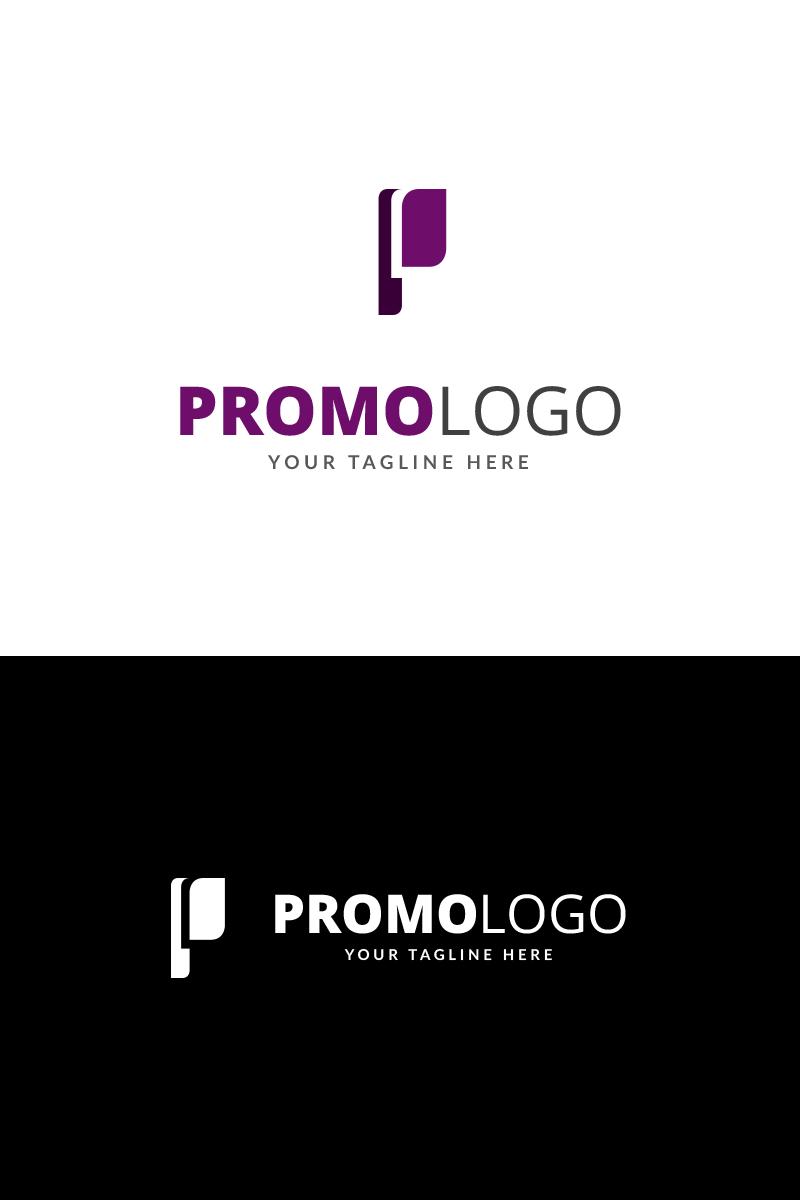 Promo P Letter Logo Template