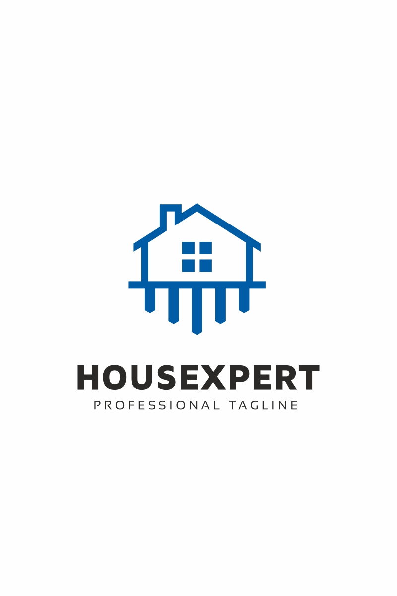 House Expert Logo Template