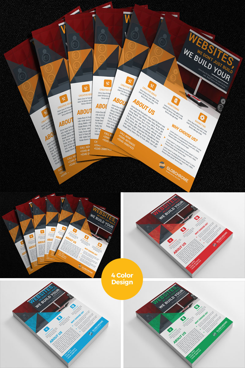 Financial Advisor Flyer - Corporate Identity Template