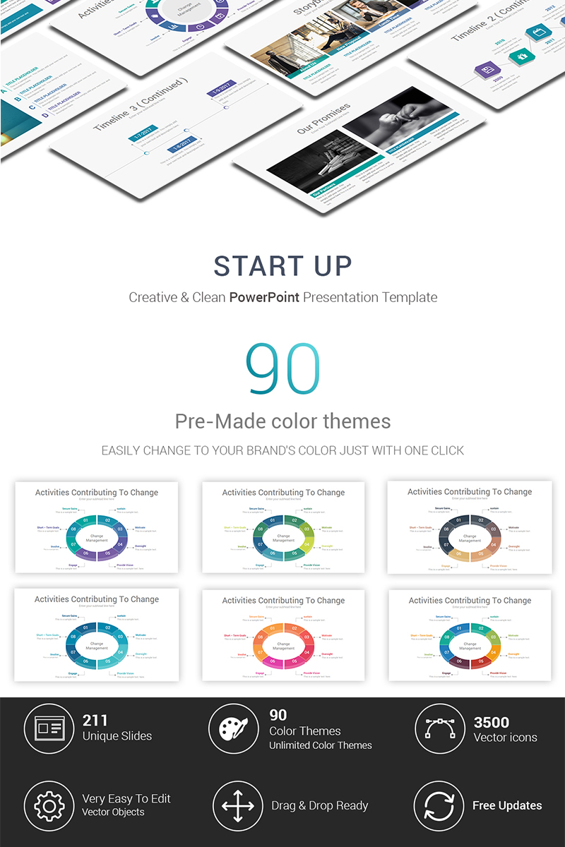 Start up Presentation PowerPoint template