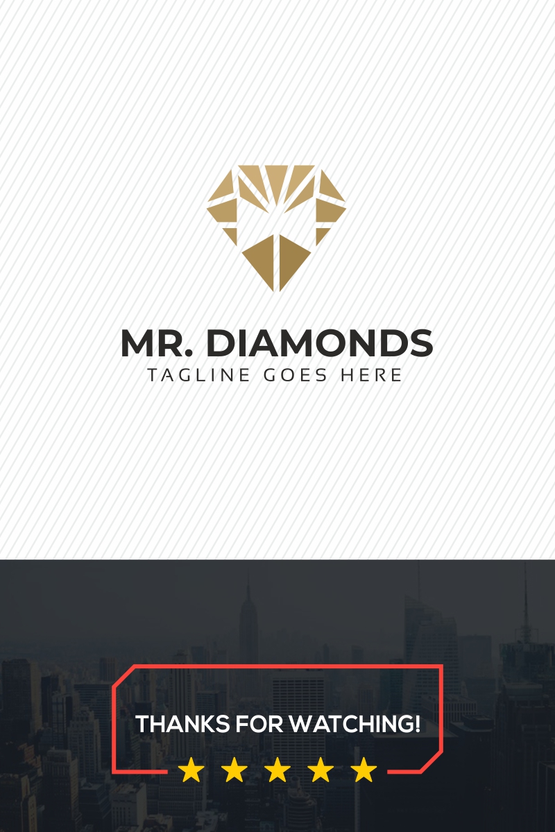 Mr. Diamonds Logo Template