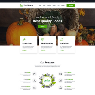 Delivery Foodhub PSD Templates 69780