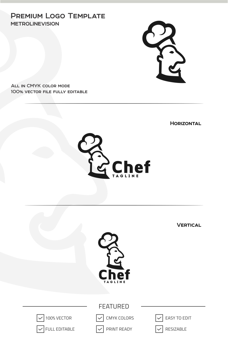 Chef Logo Template