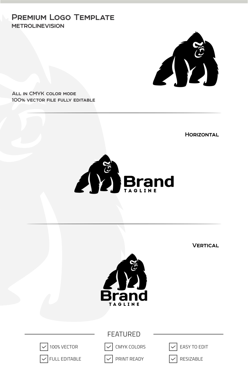 Gorilla - Logo Template