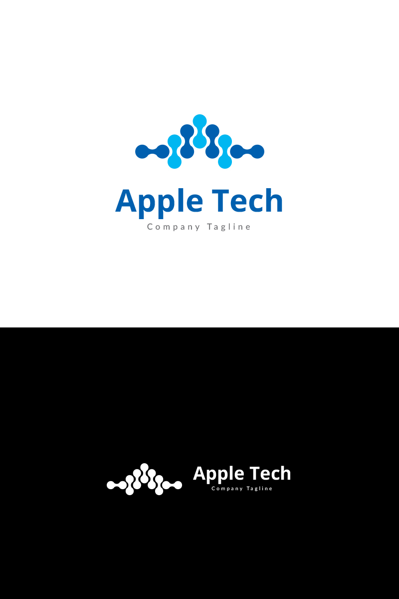 Tech A letter Logo Template