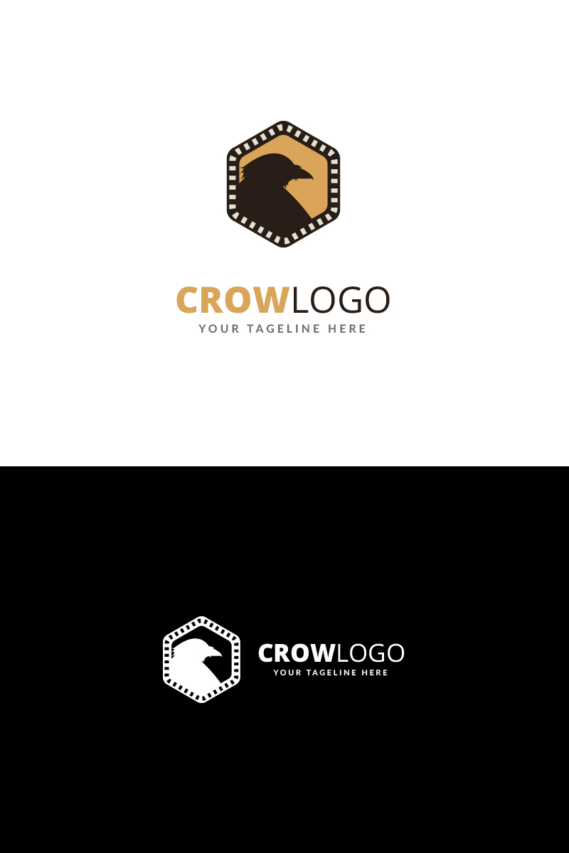 Crow Logo Template