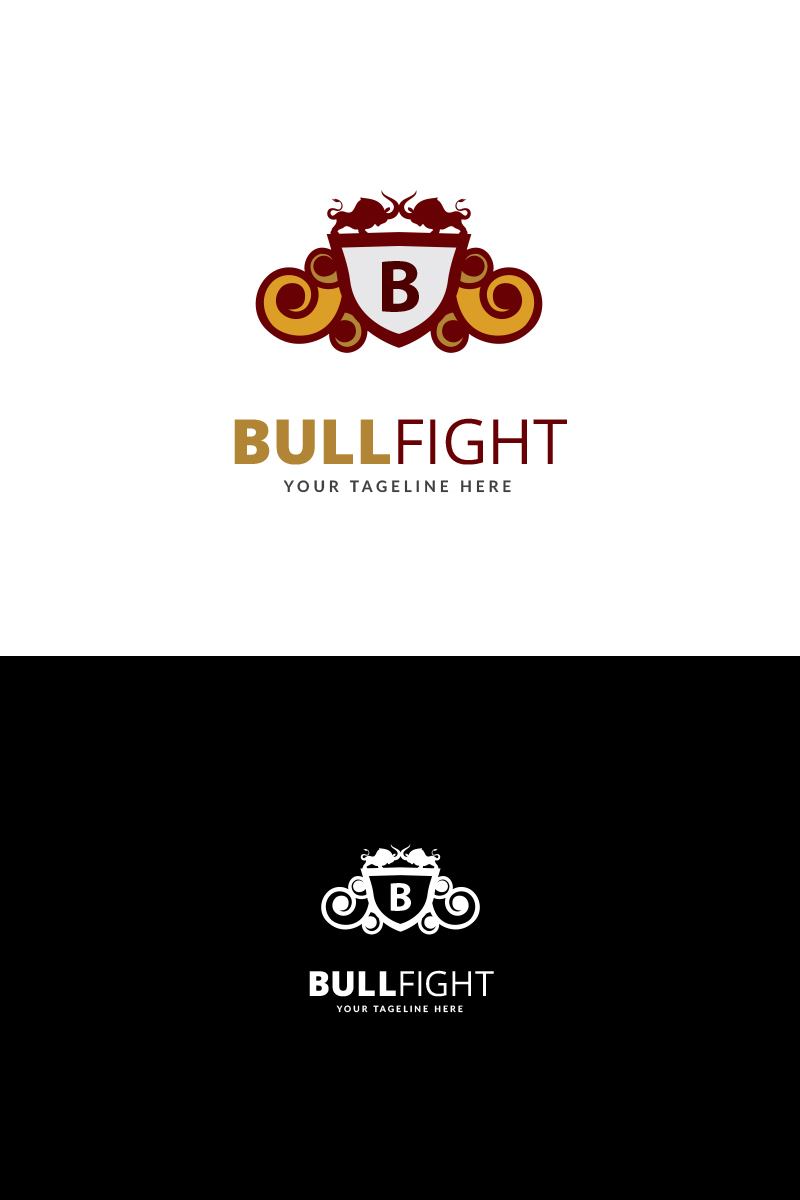 Bull Fight Logo Template