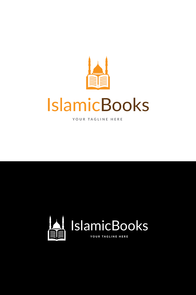 Islamic Books Logo Template