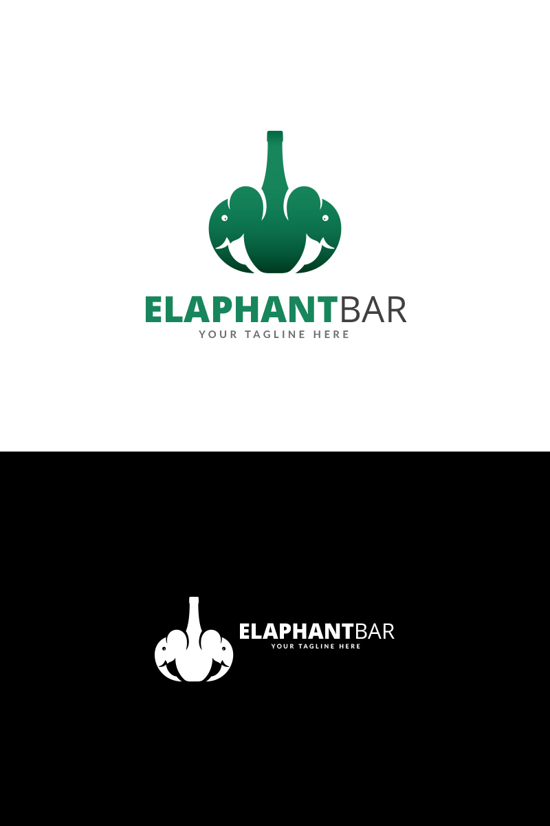 Elephant Bar Ver 2 Logo Template