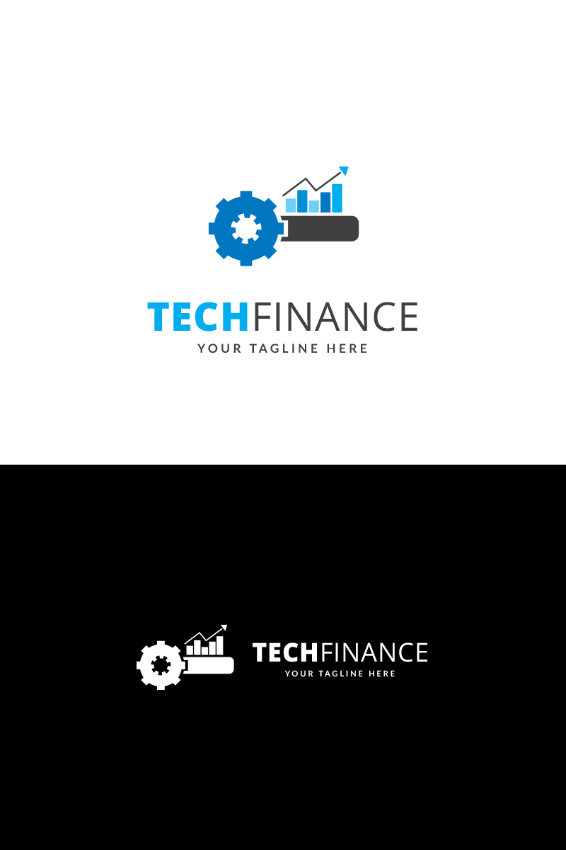Tech Finance Logo Template