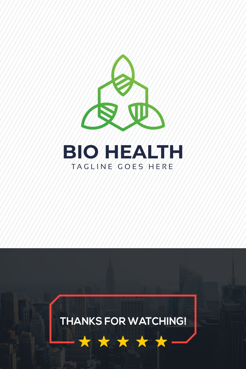 Bio Health DNA Logo Template