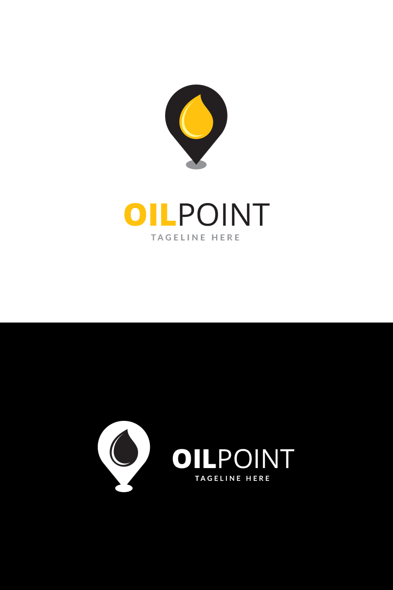 Oil Point Logo Template