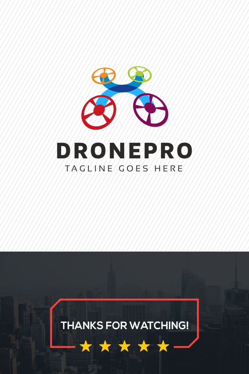 Drone Pro Logo Template