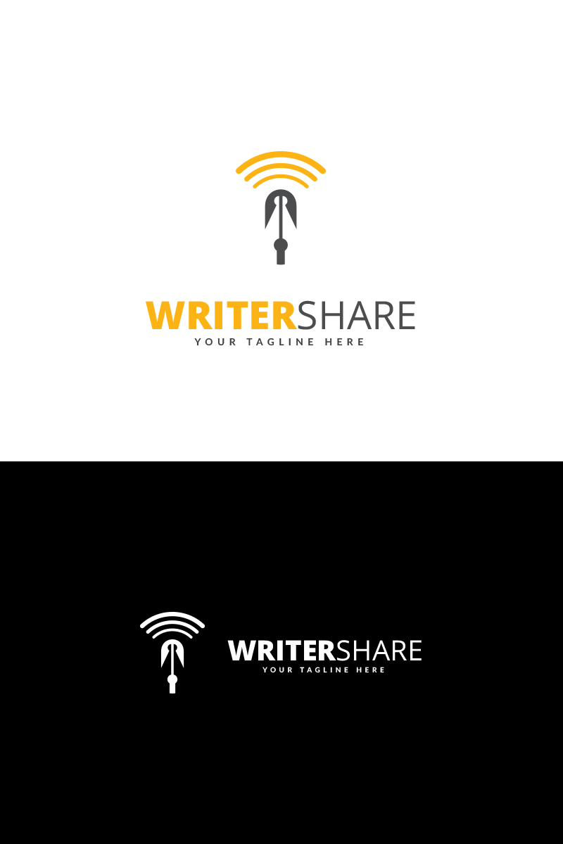 Writer Share Logo Logo Template