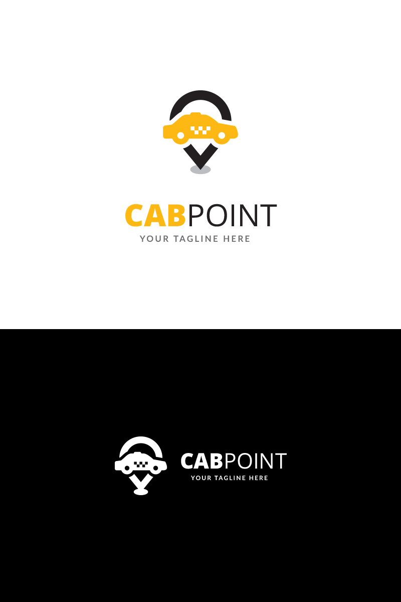 Cab Point Logo Template