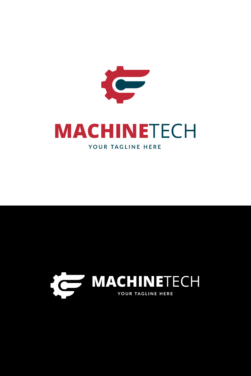 Machine Tech Logo Template
