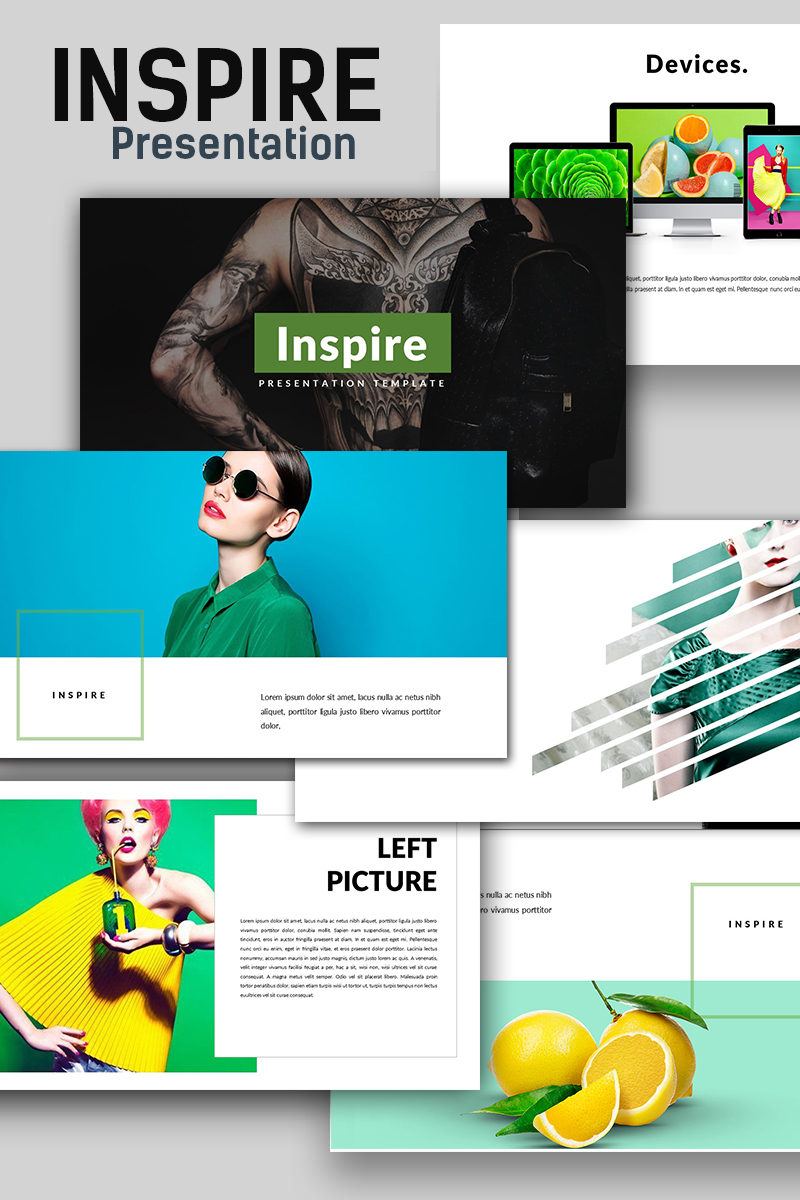 Inspire Presentation PowerPoint template