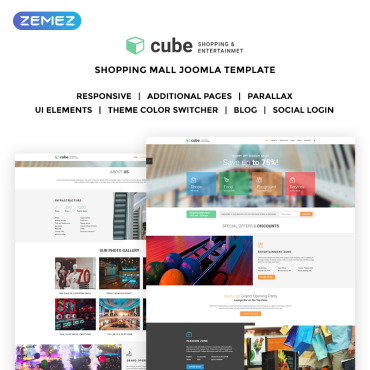 Mall Supermarket Joomla Templates 70058