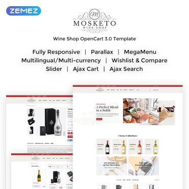 Food Brewery OpenCart Templates 70065