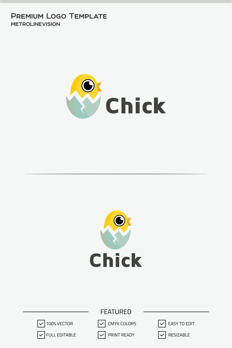Chick Logo Template